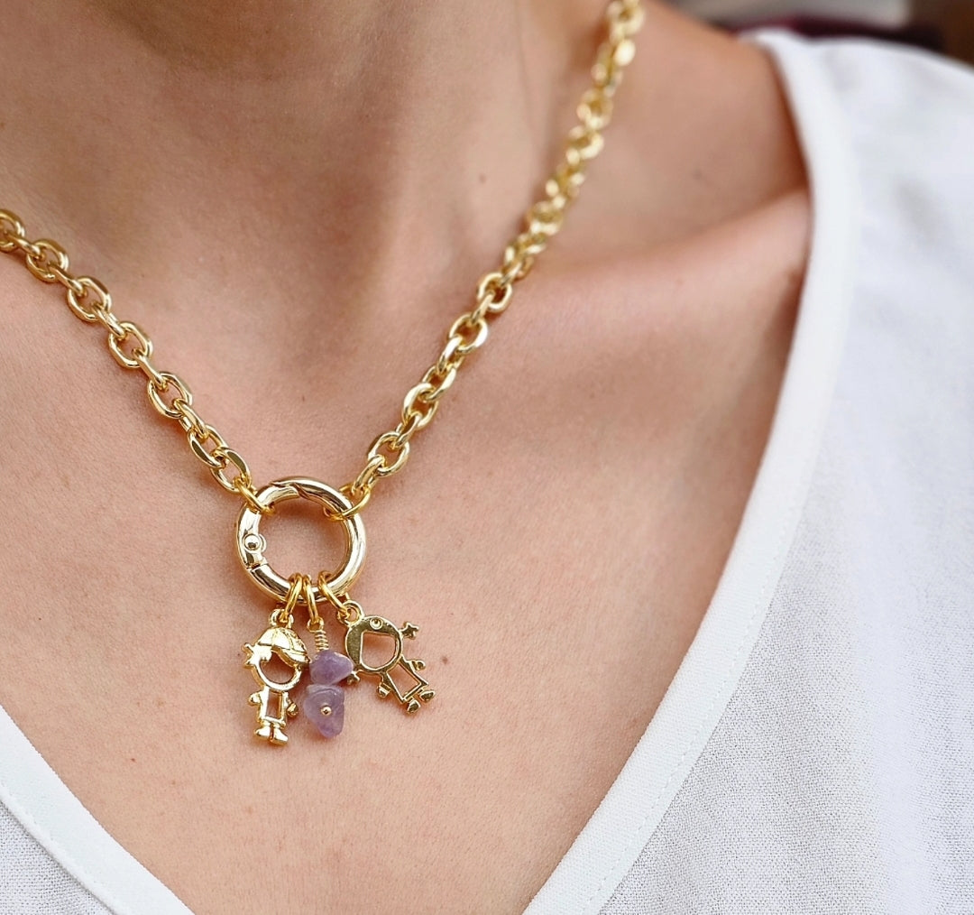 COLLAR HIJOS CUARZOS