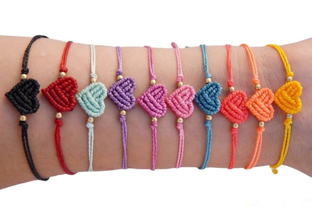 CORAZÓN MACRAMÉ