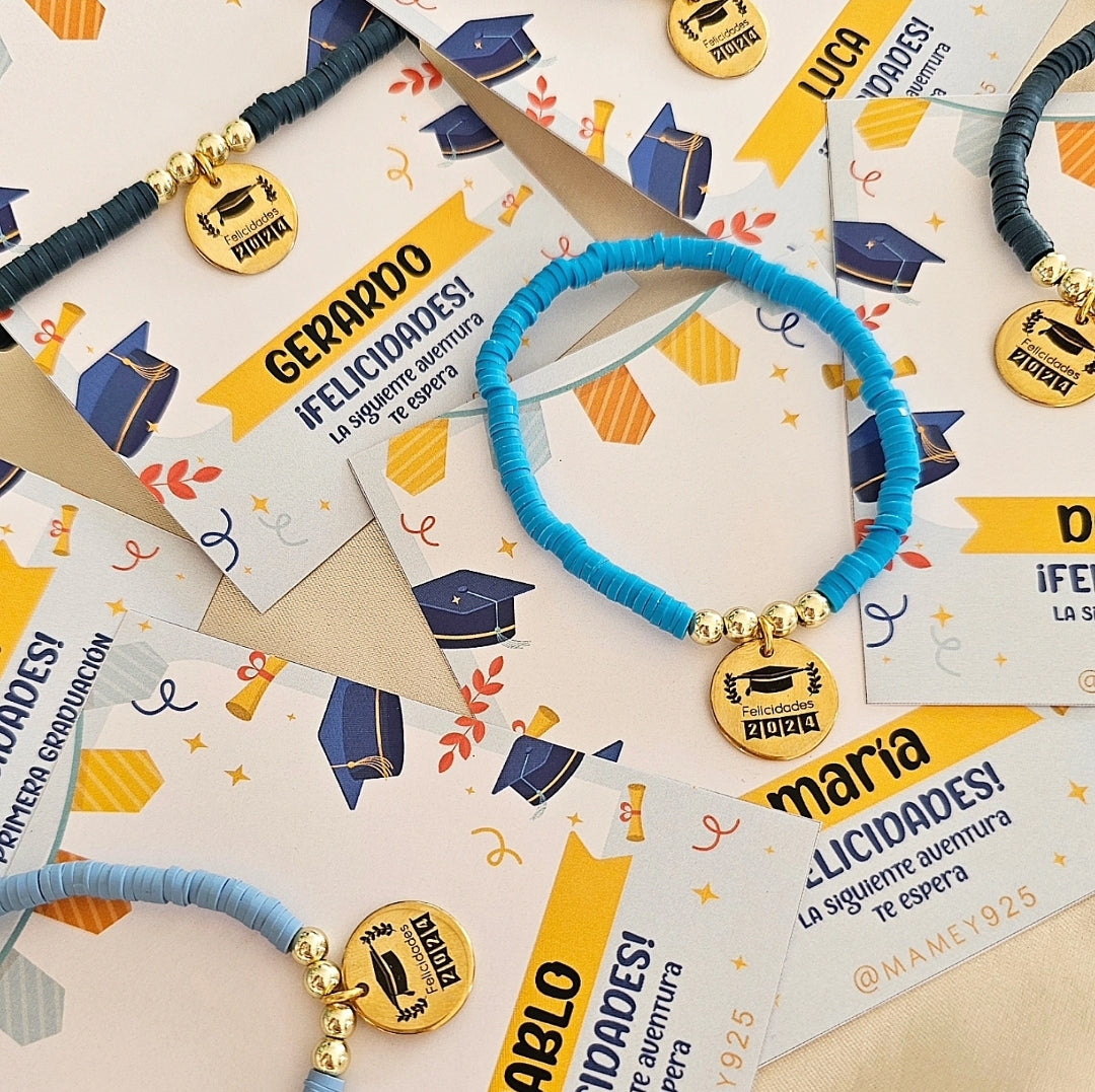 PULSERA MEDALLA GRADUACIÓN