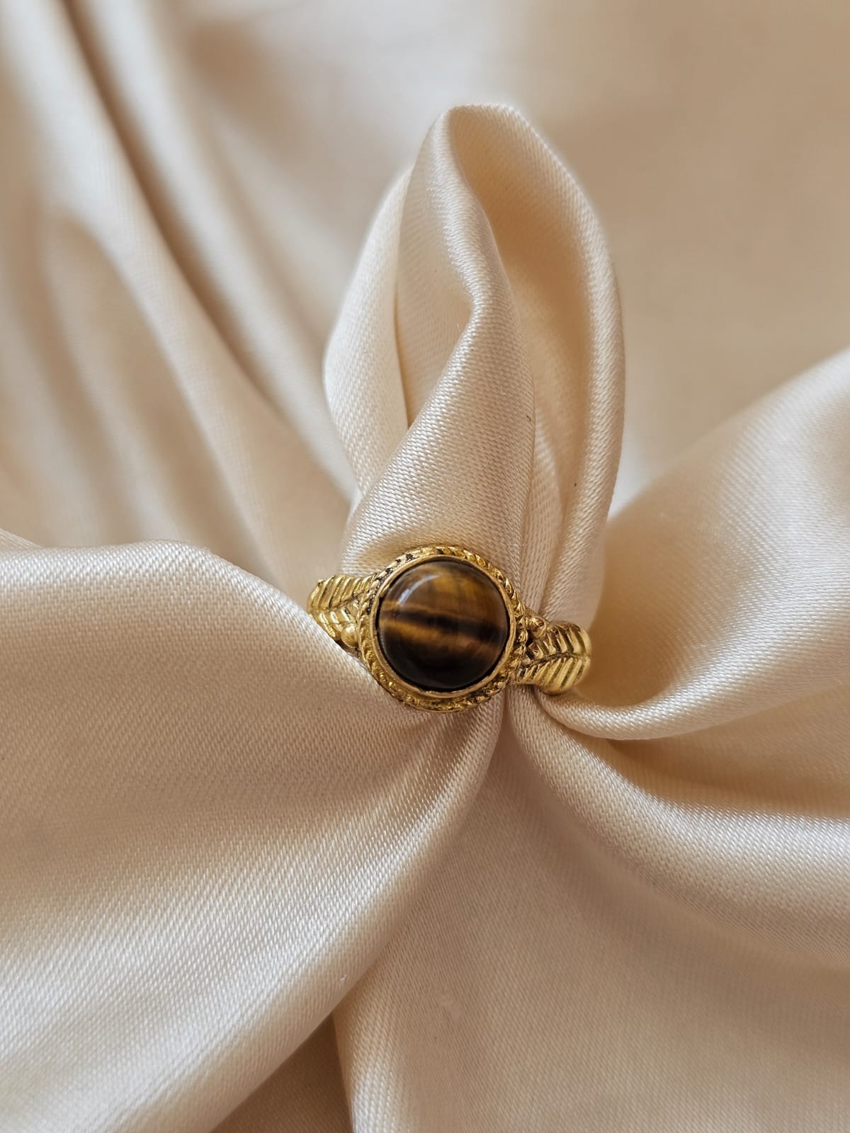 ANILLO OJO DE TIGRE ANCHO