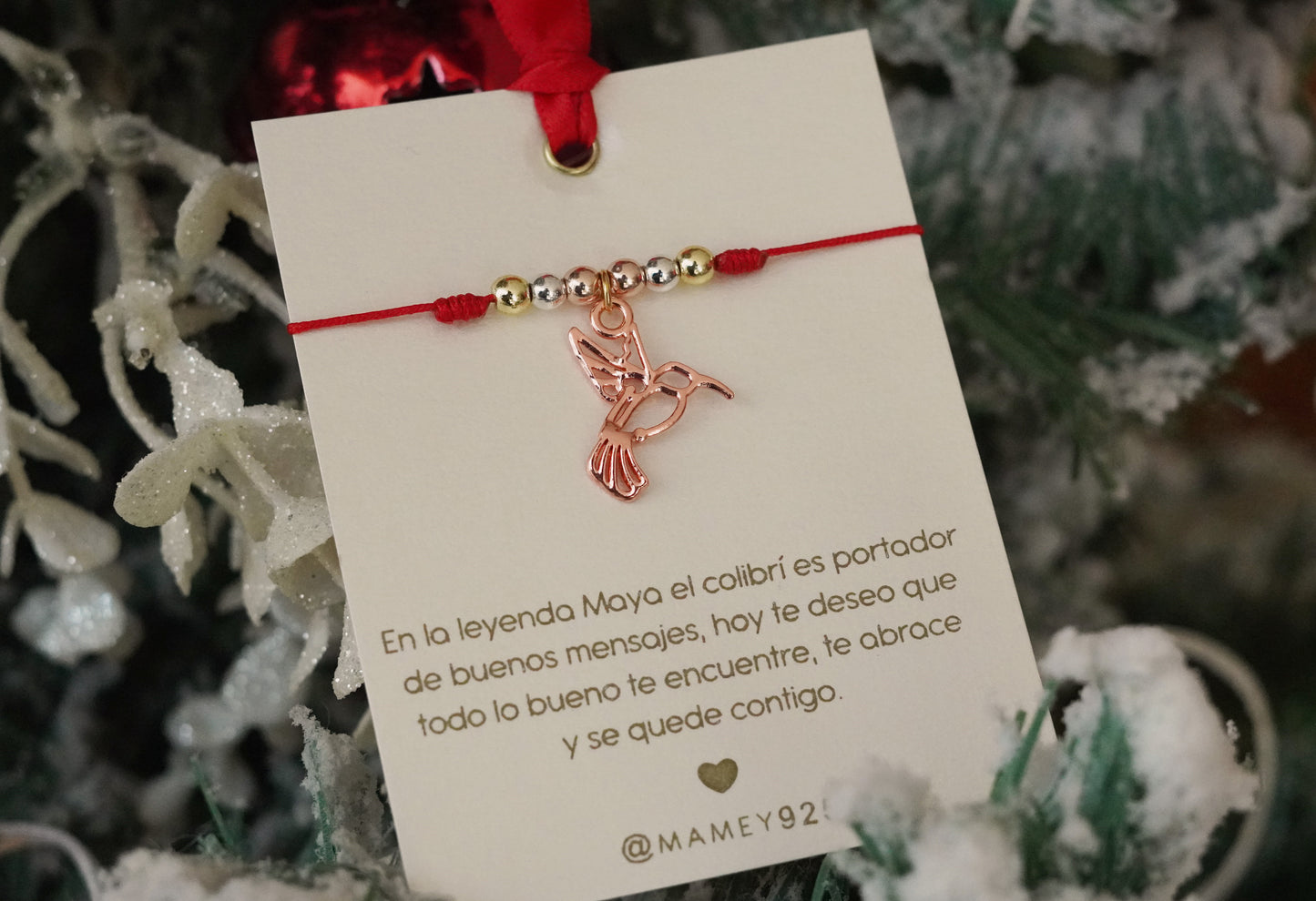 COLIBRÍ ROSEGOLD TRICOLOR