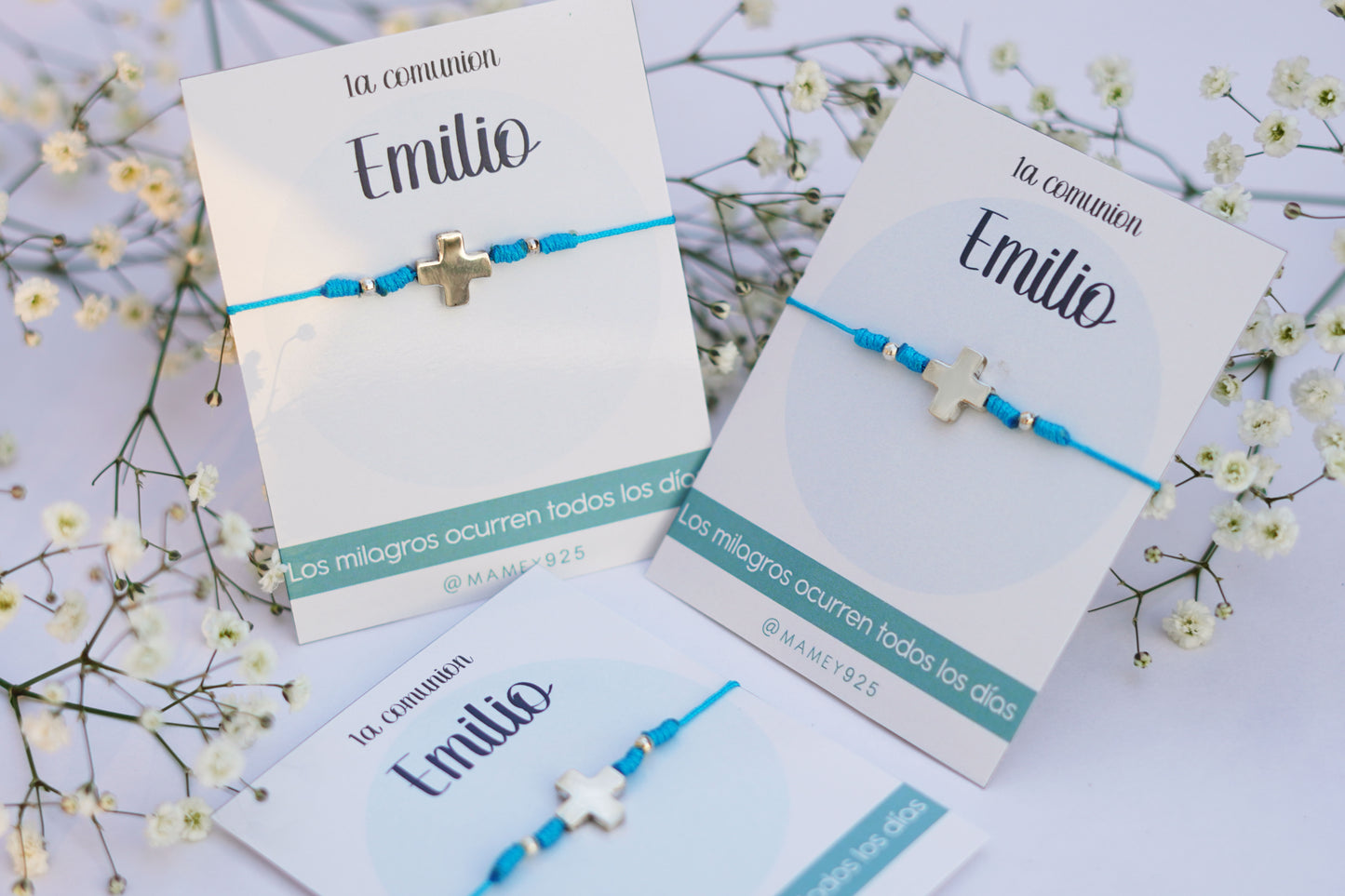 PULSERA CON CRUZ DE PLATA