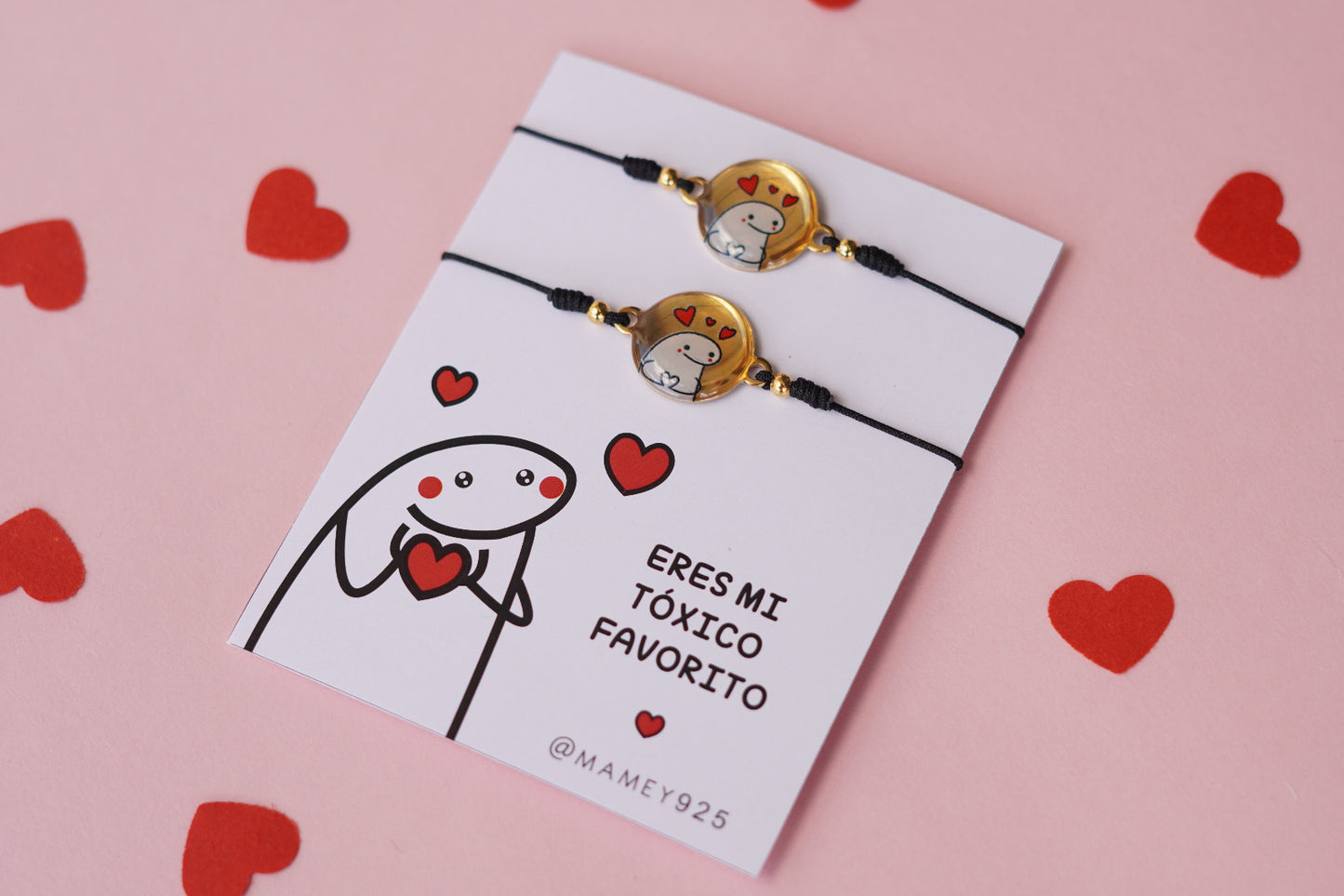 PAR PULSERA FLORK AMOR