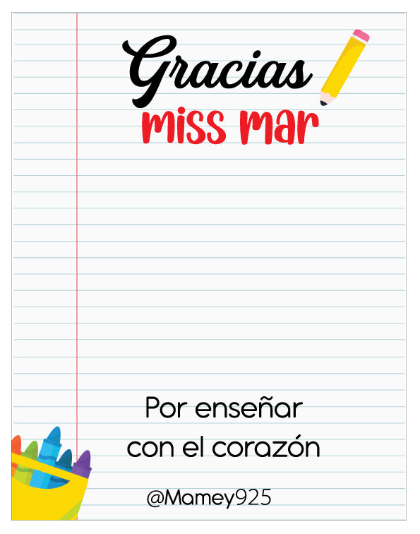 TARJETA PERSONALIZADA