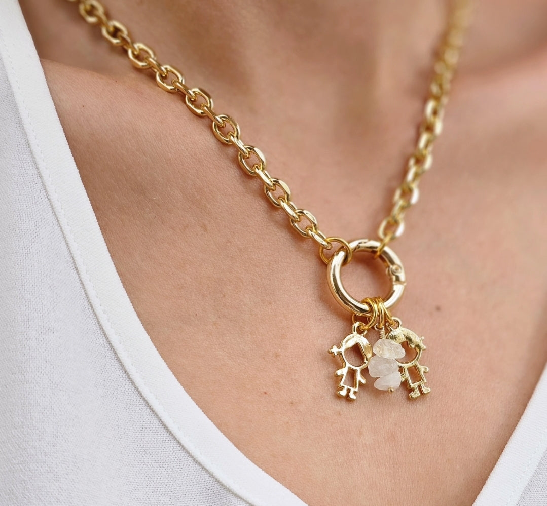COLLAR HIJOS CUARZOS