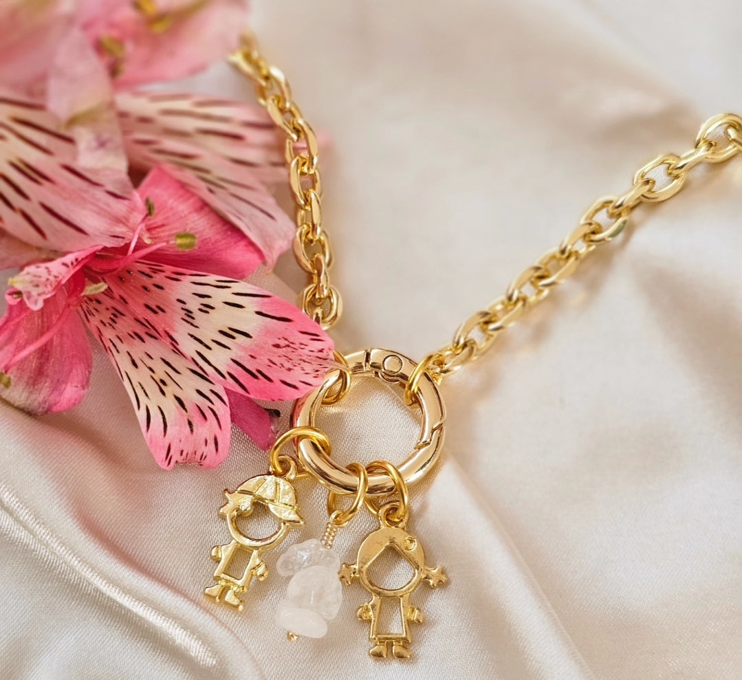 COLLAR HIJOS CUARZOS