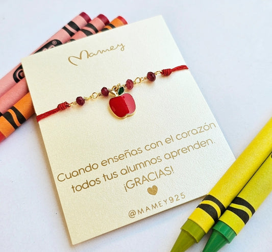 PULSERA MANZANA CADENA