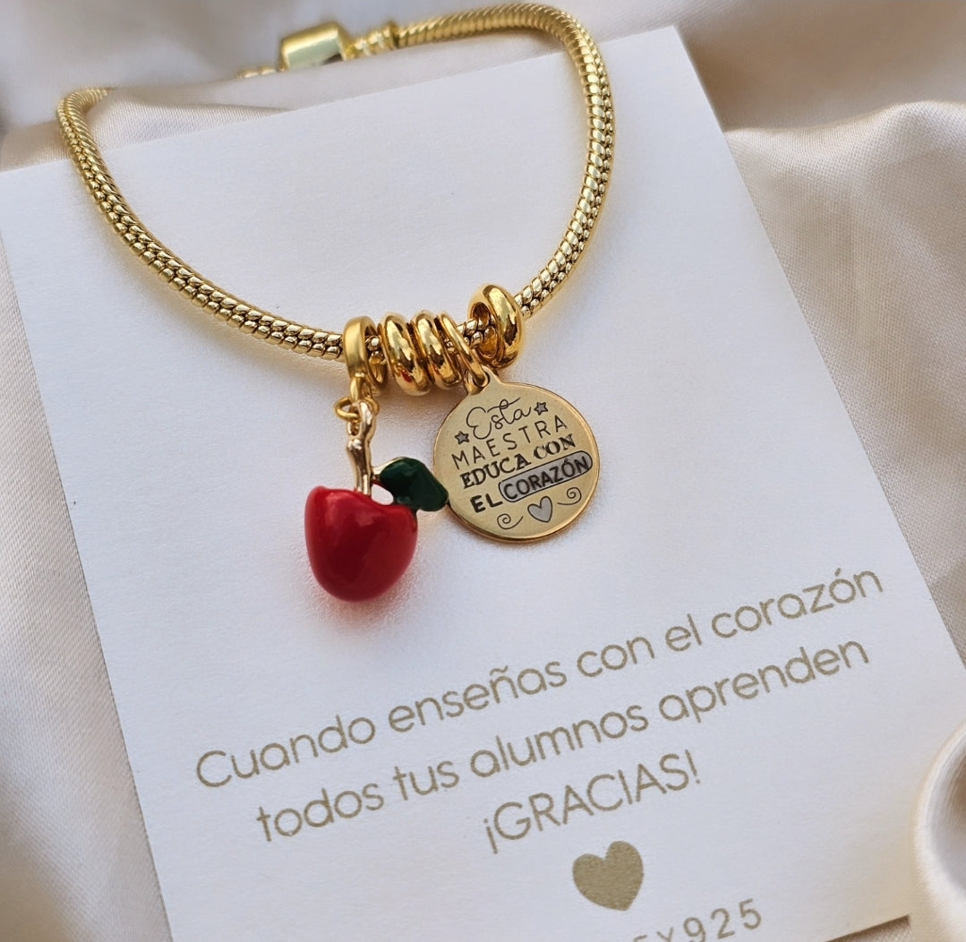 PULSERA MAESTRAS CHARMS