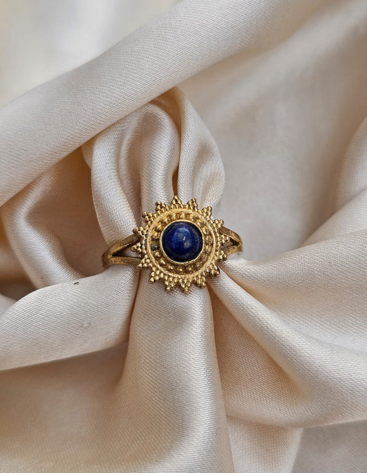 ANILLO LAPISLÁZULI AUREOLA